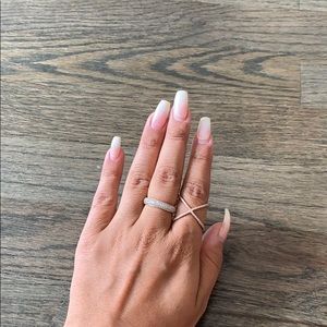 Rose gold rings